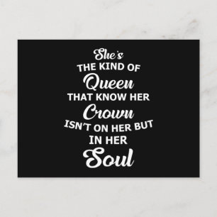 Postal Crown Queen Royal Princess Gold Idea de Regalo Div