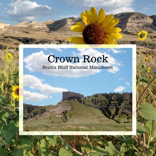Postal Crown Rock, Monumento Nacional Scotts Bluff, NE  (Subido por el creador)