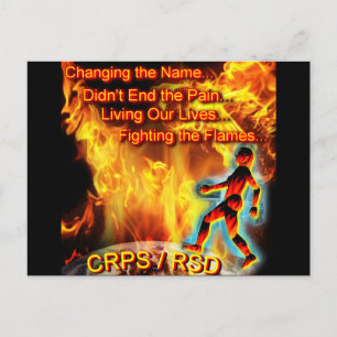 Postal CRPS/RSD viviendo nuestras vidas, luchando contra