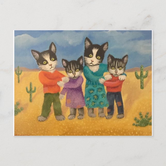 Postal Cruce de fronteras (Anverso)