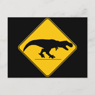 Postal Cruce de Tyrannosaurus rex