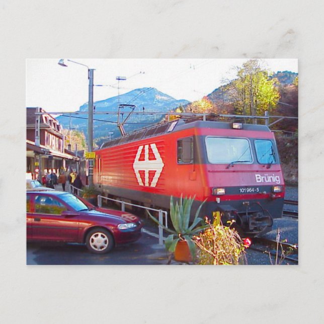 Postal Cruce del ferrocarril Hassliberg, 1 (Anverso)