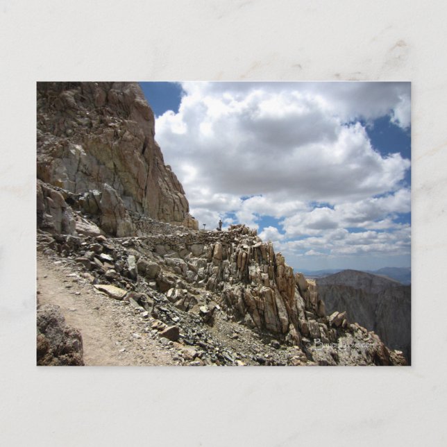 Postal Cruce del Sendero de Whitney - John Muir Trail (Anverso)