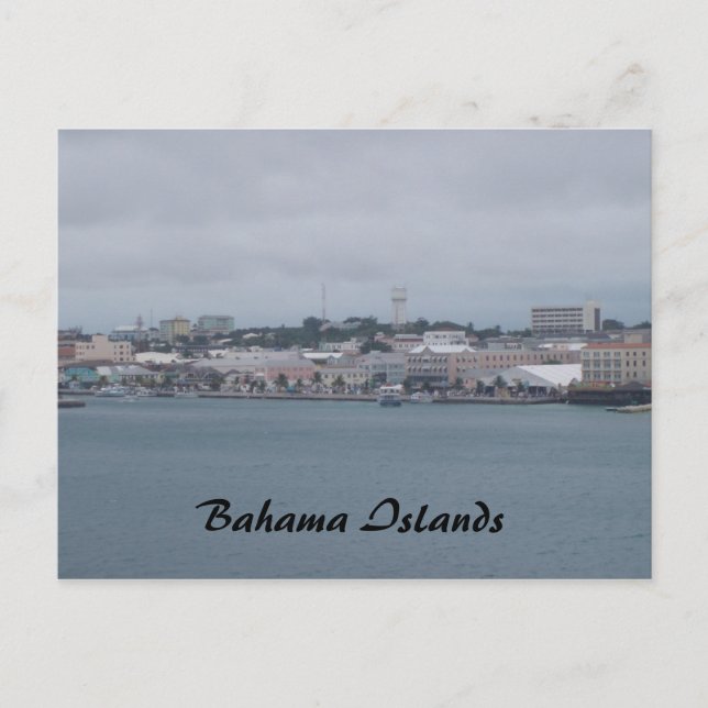 Postal crucero 153, Islas Bahama (Anverso)