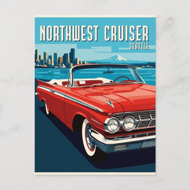 Postal Crucero clásico de Seattle (Anverso)