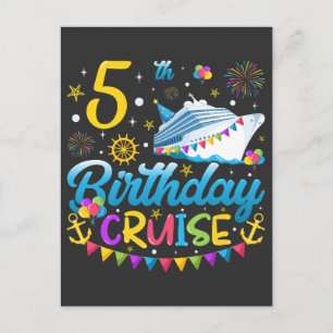 Postal Crucero Cumpleaños 5 B-Day Party