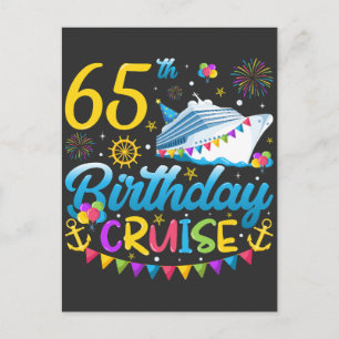 Postal Crucero Cumpleaños 65 B-Day Party