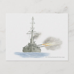 Postal crucero de batalla británico