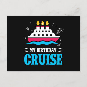 Postal Crucero de cumpleaños Crucero Crucero Barco de vac