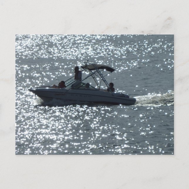 Postal Crucero del placer, Bahía de Cardiff (Anverso)