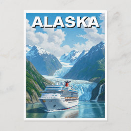 Postal Crucero en Viaje a Alaska