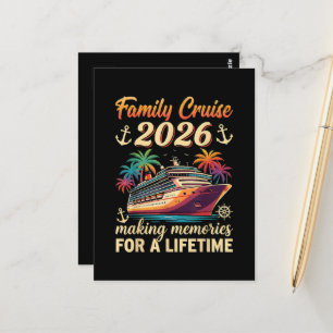 Postal Crucero Familiar 2026 Creando Recuerdos para Toda