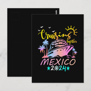 Postal Crucero familiar en México