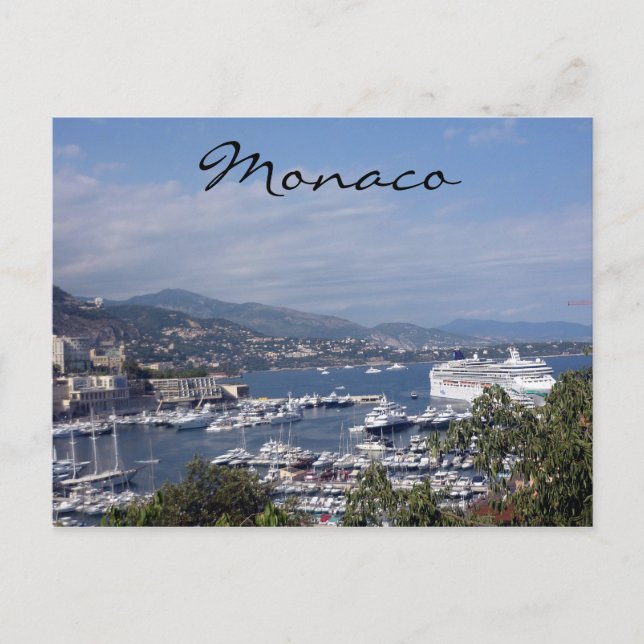 Postal crucero monaco (Anverso)