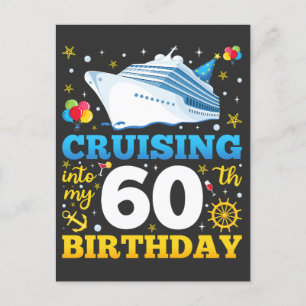 Postal Crucero Para Mi Cumpleaños 60