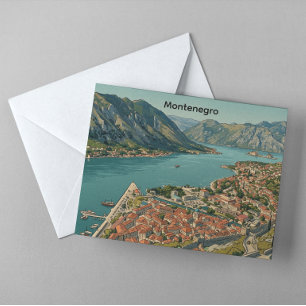 Postal Crucero por la bahía de Kotor y el casco antiguo d