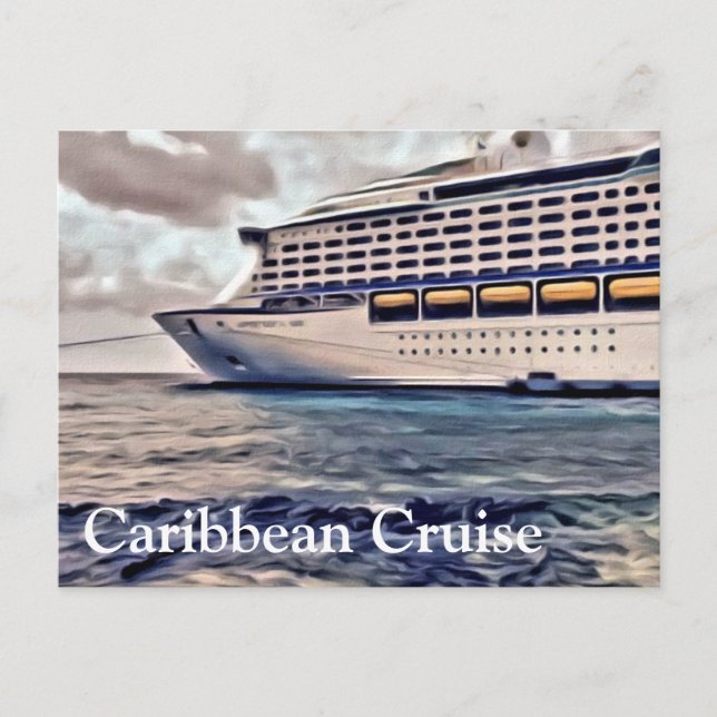 Postal Cruceros caribeños - Postcard (Anverso)