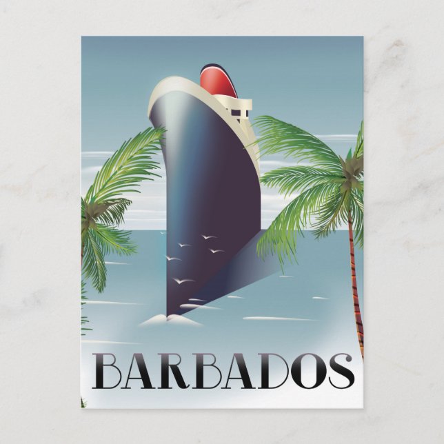Postal Cruceros de Barbados (Anverso)