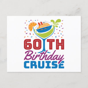 Postal Cruceros de cumpleaños 60 años