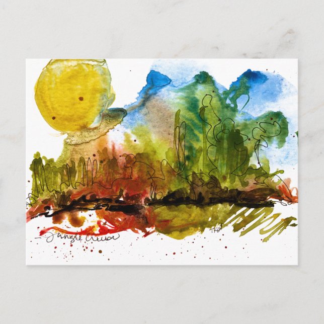 Postal Cruceros de la jungla (Anverso)