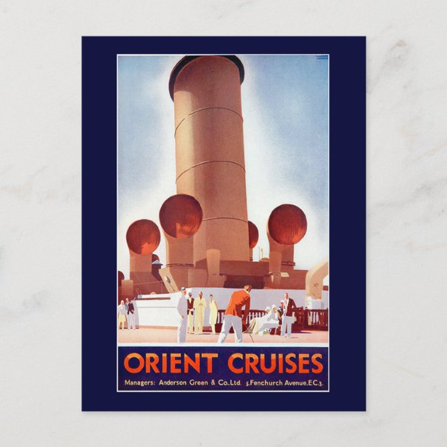 Postal Cruceros Orientales Gran Embudo (Anverso)