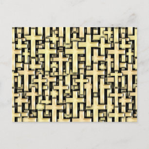 Postal Cruces dorados