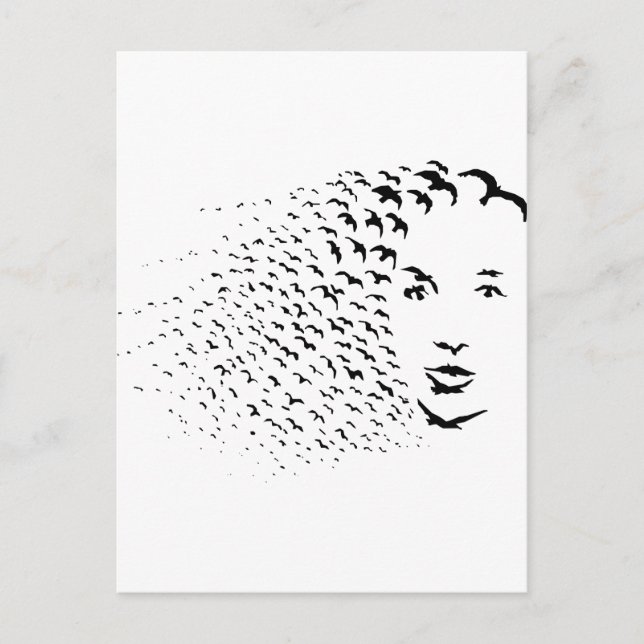 Postal Cruces voladores o ilusión óptica (Anverso)