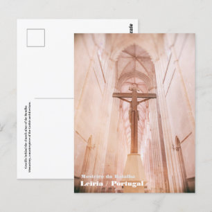 Postal Crucifijo detrás del altar del Monasterio de Batal