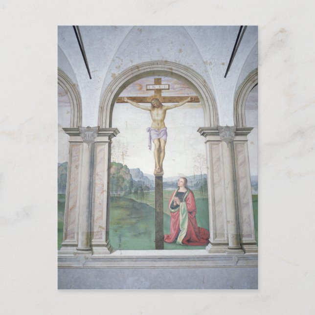 Postal Crucifixión, 1493-6 (Anverso)