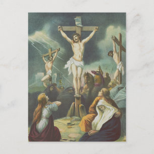Postal Crucifixión de Jesucristo