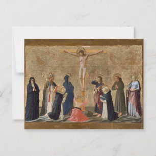 Postal Crucifixión de Jesús por Fra Angelico