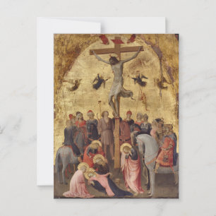 Postal Crucifixión de Jesús por Fra Angelico