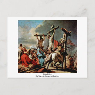 Postal Crucifixión Por Tiepolo Giovanni Battista