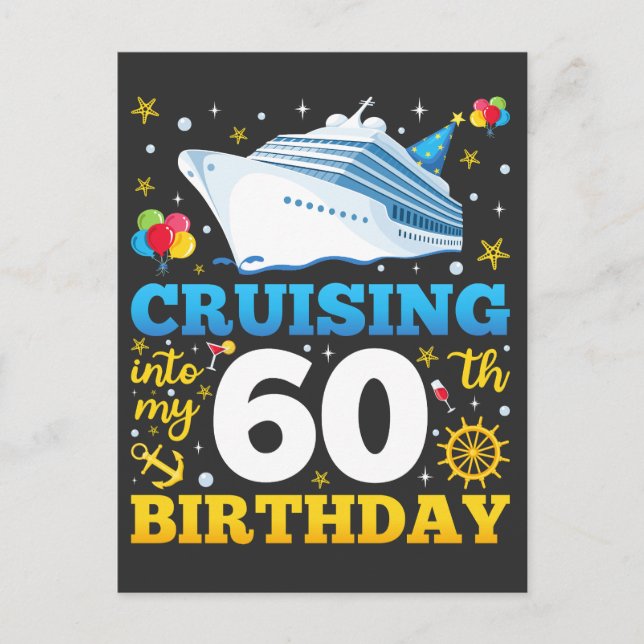 Postal Cruising In My 60 Birthday Party (Anverso)