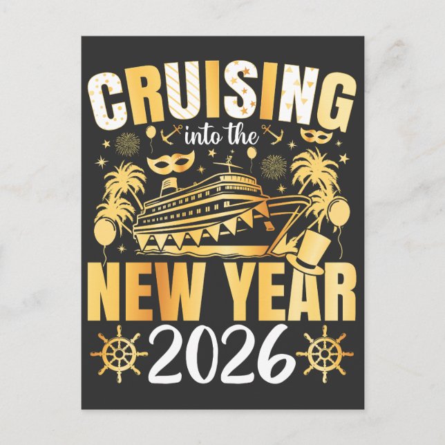 Postal Cruising into the New Year 2026 (Anverso)