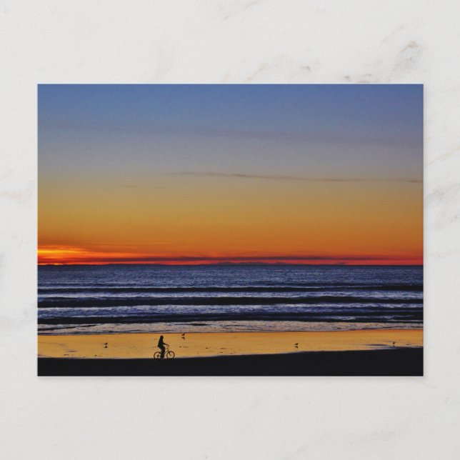 Postal Crusier de playa de Santa Cruz (Anverso)