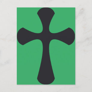 Postal Cruz azul cristiana