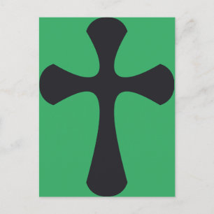 Postal Cruz azul cristiana