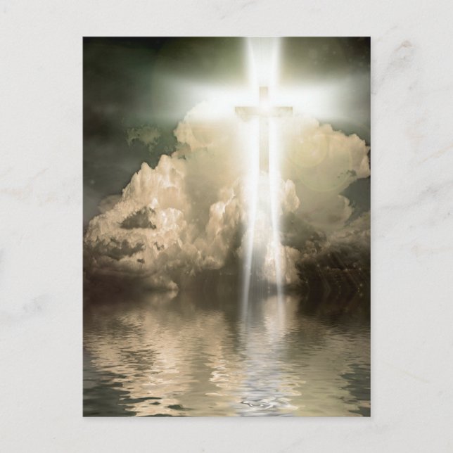 Postal Cruz brillante (Anverso)