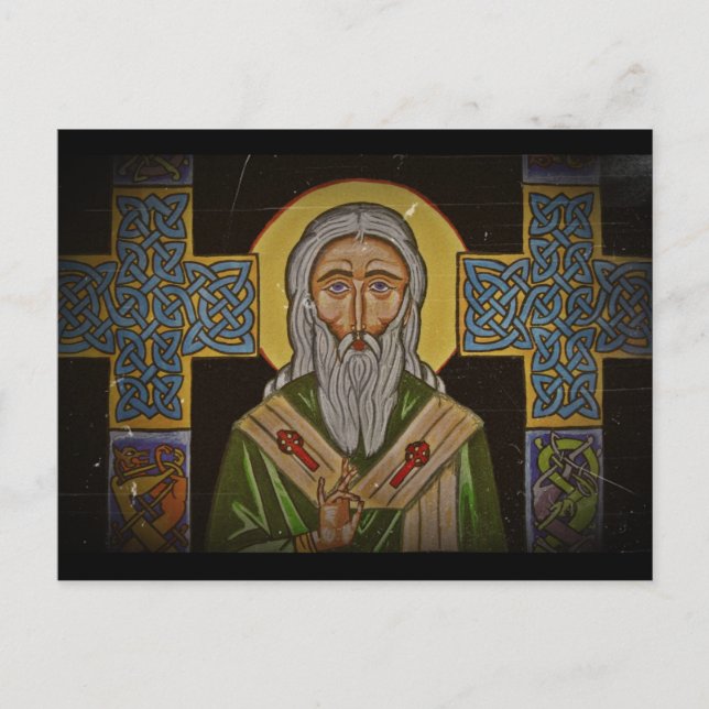 Postal Cruz Celta Saint Patrick (Anverso)