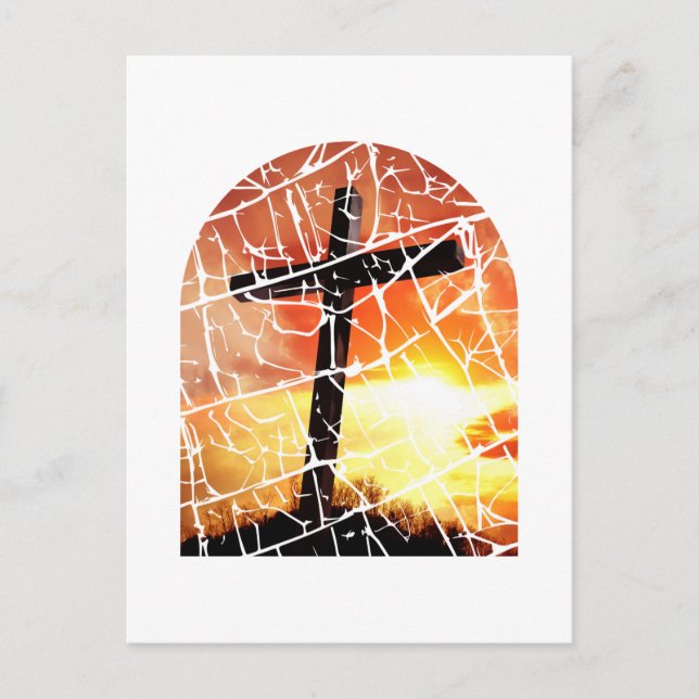 Postal Cruz Cristiana (Anverso)