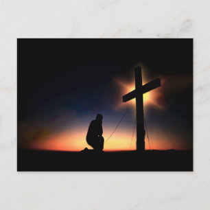 Postal Cruz de Crucifixión de Jesucristo