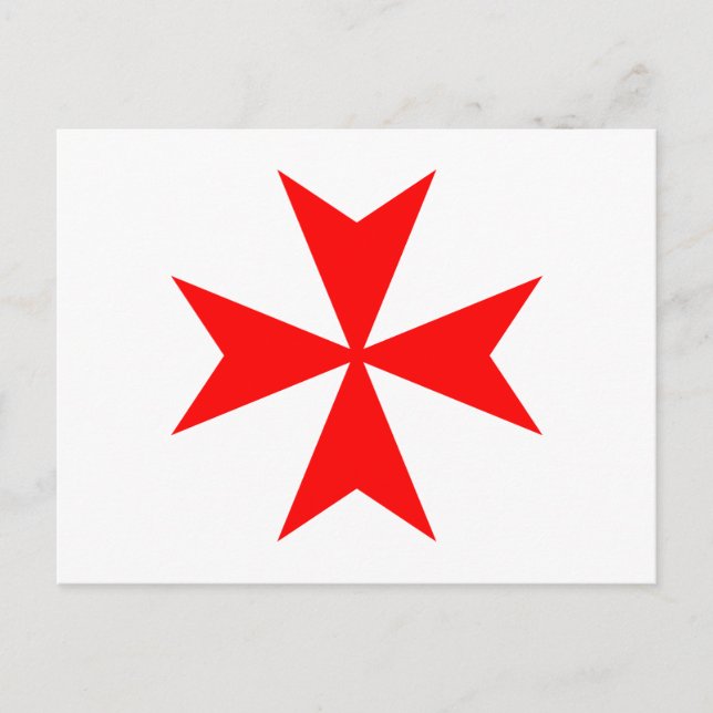 Postal Cruz de Malta (Anverso)