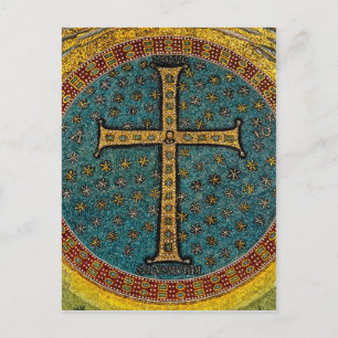 Postal Cruz de Mosaico de Rávena