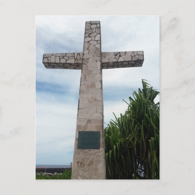 Postal cruz de nauru (Anverso)