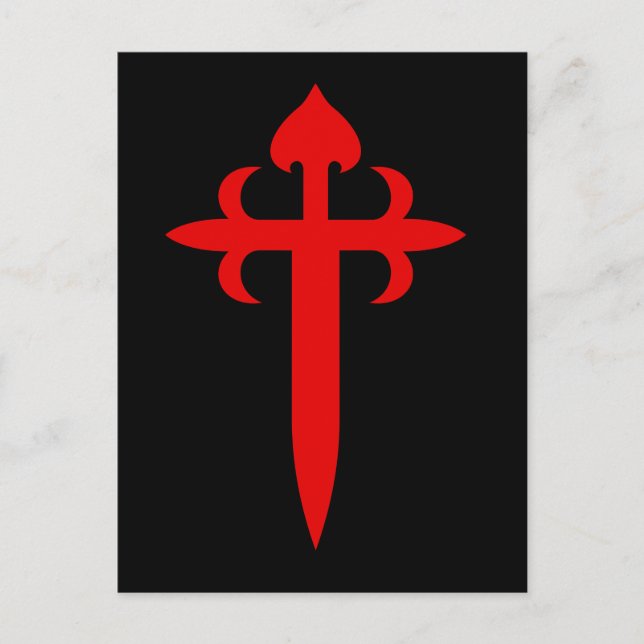 Postal Cruz de Santiago (Anverso)