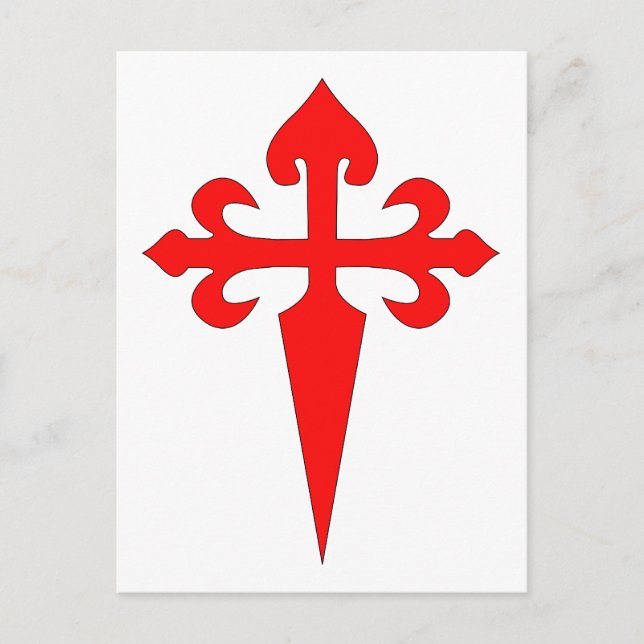 Postal Cruz de Santiago (Anverso)