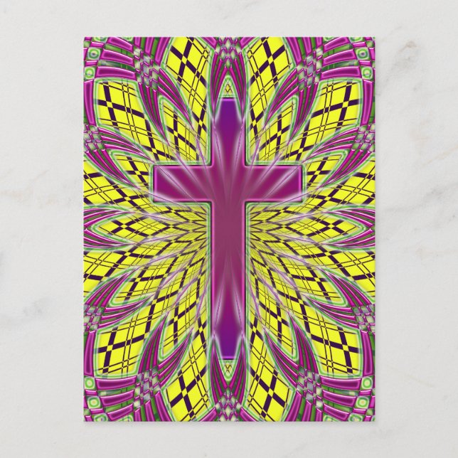 POSTAL CRUZ ORNAMENTAL (Anverso)