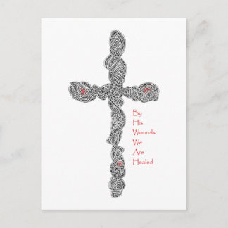 Postal Cruz Pierced - Isaías 53:5