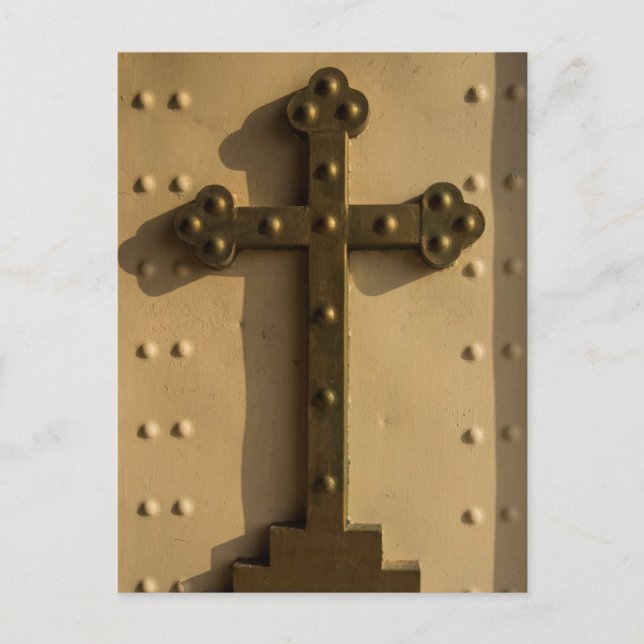 Postal Cruz religiosa cristiana, Irak (Anverso)